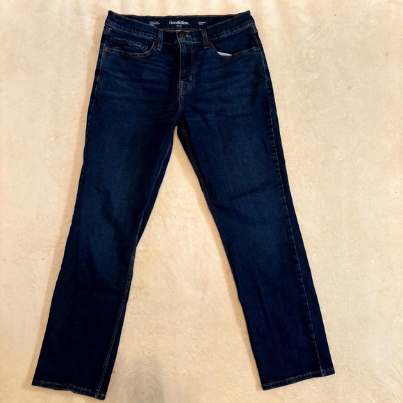 Goodfellow & Co Other - Goodfellow & Co Men's 34x32 Total Flex Straight Leg Jeans Dark Wash Denim